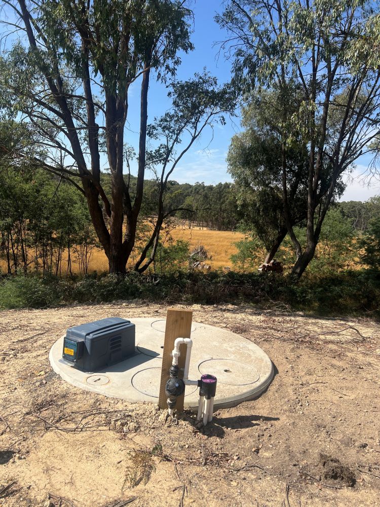 New Taylex waste water treatment system installed in Trentham VIC - R & F Building Industries