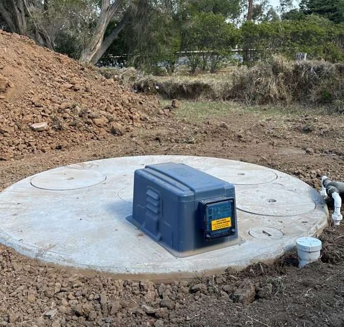 R & F Building industries - Taylex ABS system to replace a septic system in melton