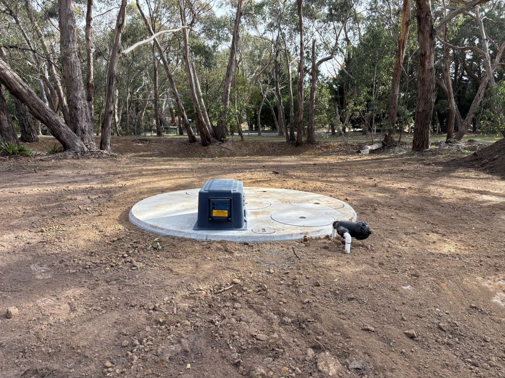 New Taylex ABS waste water treatment system installed in Kinglake VIC - R & F Building Industries