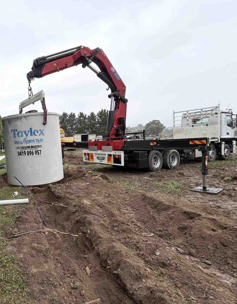 Taylex wastewater system Yea