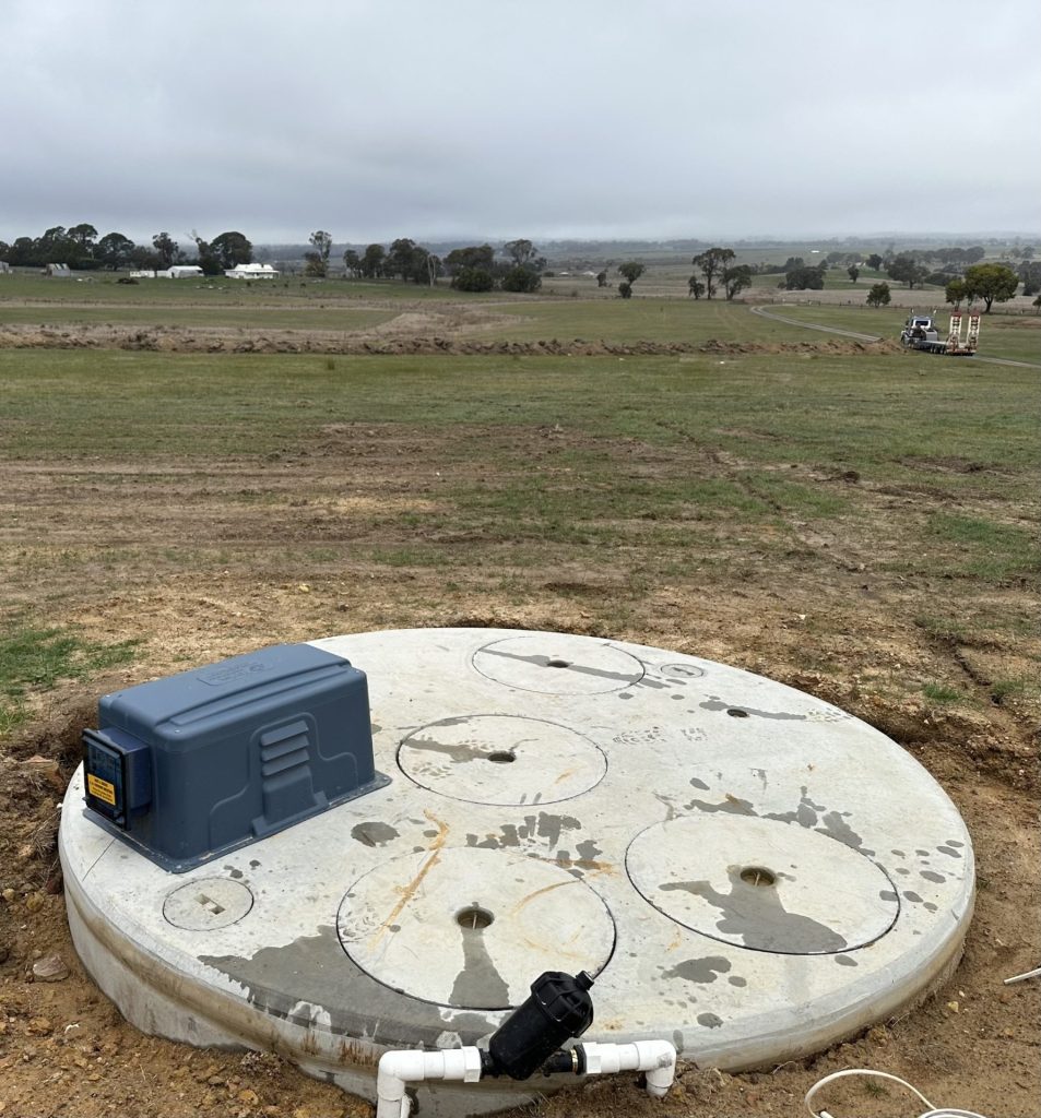 New Taylex ABS concrete tank in Lancefield VIC