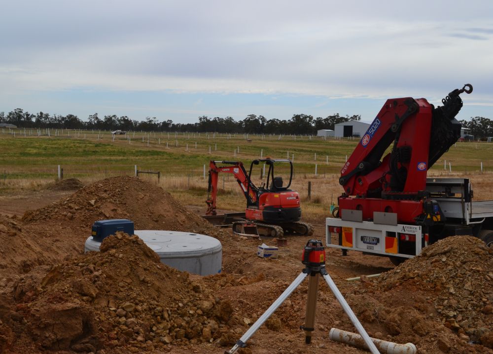 Waterwater system and septic tank upgrades in Victoria