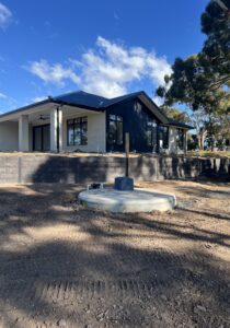 Wastewater specialists in Sunbury assist in a new home build