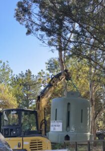 Taylex wastewater systems in Seymour for a septic tank upgrade